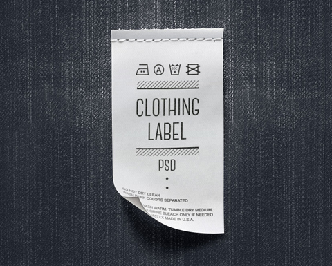 Graphicha | Psd Clothing Label Mockup